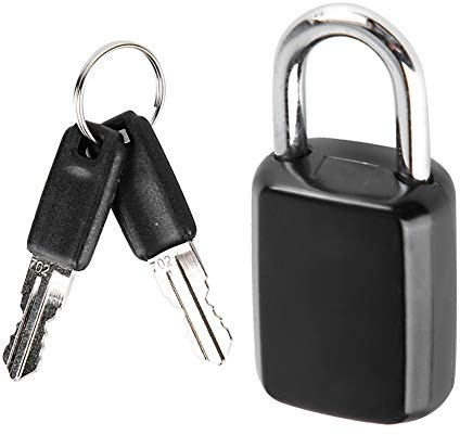Suitcase Lock with Key TSA Travel Luggage Lock Customs Mini Security Suitcase Padlock Black