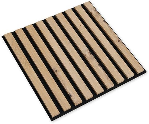 Stella Trading 6er Set Wandpaneele in Artisan Eiche Optik FSC-Zertifiziert - Moderne Akustikpaneele für eine außergewöhnliche Raumgestaltung - 40 x 40 x 2 cm (B/H/T)
