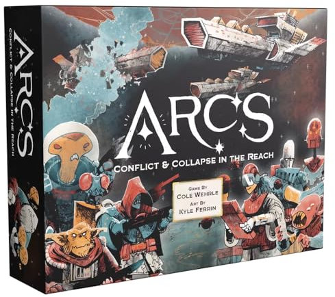 Leder Games | Arcs | Board Game | Ages 14+ | 2-4 Players | 60-120 Minutes Playing Time