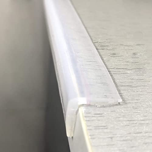Protector de Borde 100% Silicona, Esquinas Transparentes para bebés, Protectores precinta Adhesiva Suave para la Seguridad de los niños, gabinetes de Mesa para niños, Parachoques de Muebles