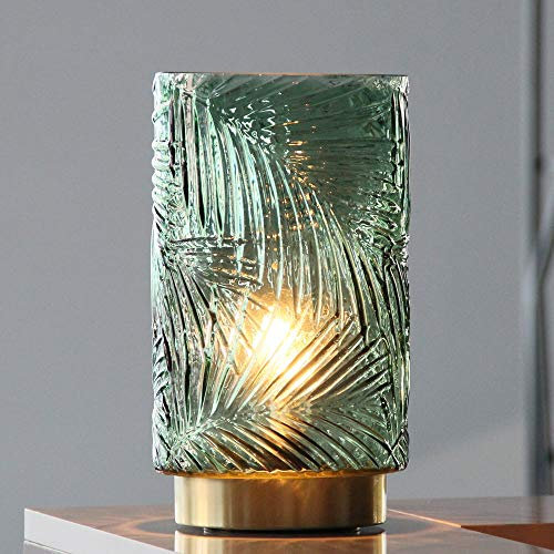 Table Lamps, Battery Lamp for Home Décor, Battery Operated Night Light, Decorative Cordless Lamp With Timer, Battery Powered Lamp, Table Centerpiece for Living Room/ Bedroom/Tabletop/Entryway(S-Green)