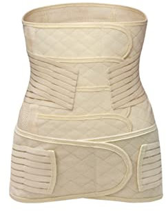 AYFES Postnatal Bauchgurt Rückbildungsgürtel nach Geburt Body Shaper Postpartaler Bauchbinder Taille Slim Band Atmungsaktiv Bauchgürtel nach Op Rückenstütze Bauchweg Gürtel