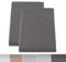 BaSaTex Klassisches Baumwolle Bettlaken | Betttuch | Leintuch | Haustuch ohne Gummizug | 2er Pack | 100% Baumwolle | 150x250 in Anthrazit