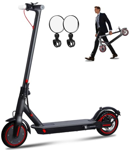 8,5 Zoll Elektroroller für Erwachsene, 25 km Reichweite mit Duales Bremssystem, 350W Faltbarer e Roller, Pendler-E-Scooter Belastung bis 120kg