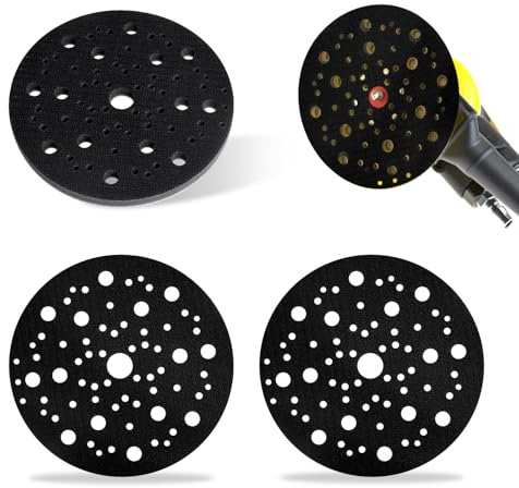 3 stycken mjuka dynor 150 mm 70 hål för MIRKA 8295612111, 2 stycken sliptallriksskydd med kardborreband aud 1 st. gränssnitt pad mjuk polerad skyddsmatta för excenterslipmaskin