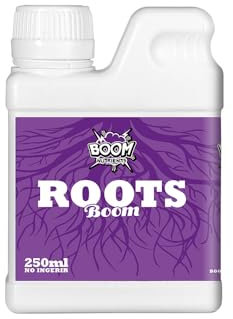Boom Nutrients | Fertilizante y Estimulador para Raíces de Plantas | Enraizante Potente Roots Boom (250ml)