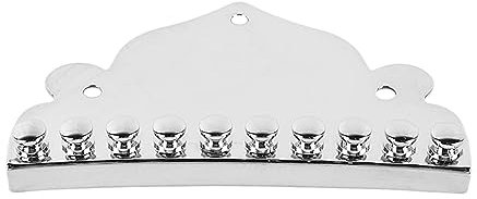 Mandolinen-Saitenhalter, 10-saitiger Metall-Gitarren-Mandoline-Saitenhalter-Ersatz für Musikinstrument