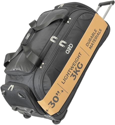 A2B Maleta Grande con Ruedas Ligera - Bolsa de Viaje con Ruedas | Equipaje escapadas urbanas, cruceros, estancias en hoteles, Cabe en el Maletero del Coche AB005