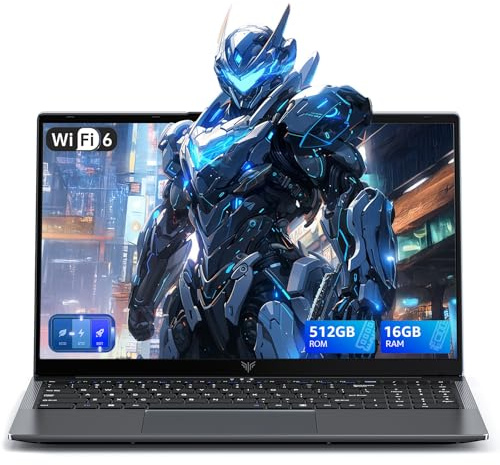 ACEMAGIC 2026 Ordinateur Portables avec Processeur i5-12600H -12 Cœurs (4P+8E)/16 Threads,Jus qu'à 4.5 Ghz, 16GB RAM 512GB SSD,DDR4,Iris XE Graphics,WiFi 6,BT5.0,Type C,Pc Portable 15.6 Pouces