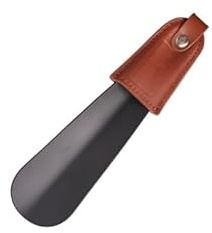 Calzador de acero inoxidable con mango largo – Calzador de metal duradero para personas mayores y adultos – Estilos versátiles largos y cortos para un fácil acceso a los zapatos en casa