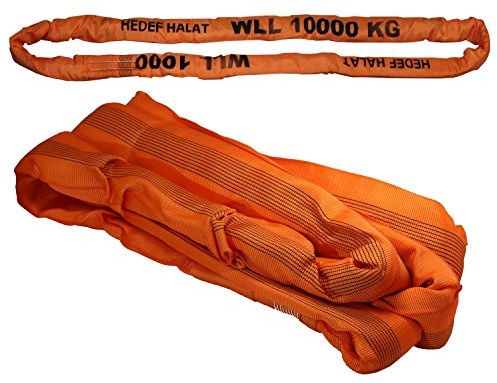 Rundschlinge Bandschlinge Rundschlingen Hebeband Hebegurt Krangurt Kranschlinge Schlupp 10 Tonnen 4 Meter 10t 4m