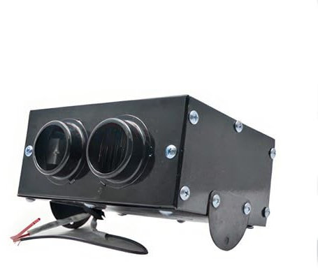 Riloer Riscaldatore portatile per auto 24V 500W - Riscaldatore per parabrezza per auto Sbrinatore sbrinatore - Riscaldamento rapido - Bassa rumorosità - Purificazione aria