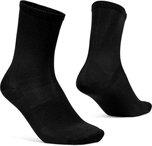 GripGrab Airflows Calze Da Ciclismo Estive Leggere Sportive Calzini Sportivi Uomo Donna Bici Da Corsa MTB Ciclismo, Nero, M (41-44)