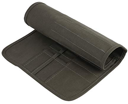 Estuche Enrollable de Lona para Pinceles de Pintura, 30 Agujeros, Portátil, para Acuarela, Óleo, Maquillaje