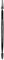 e.l.f. Cosmetics Brow Lift Applicator, spazzolino a doppia estremità per pettinare e sollevare le sopracciglia e applicare la cera, crea un morbido effetto piuma, Black