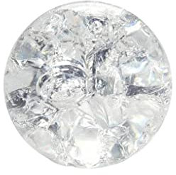 lmoikesz Bola de cristal con grietas, decoración de cristal, accesorios para el hogar, fortuna, 3cm, grieta de hielo, bola de crack de hielo de 3 cm
