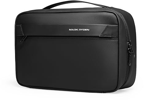 Kulturbeutel zum Aufhängen, Wasserdicht Kulturtasche Waschtasche für Männer und Frauen, Faltbare Make Bag Kosmetiktasche mit 4 Fächern für Geschäftsreise, Fitnessstudio, Urlaub und Haushalt