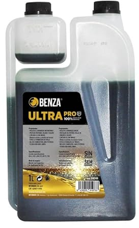 Aceite 2T 100% Sintético Benza - Rendimiento Superior para Motores de 2 Tiempos (1L)