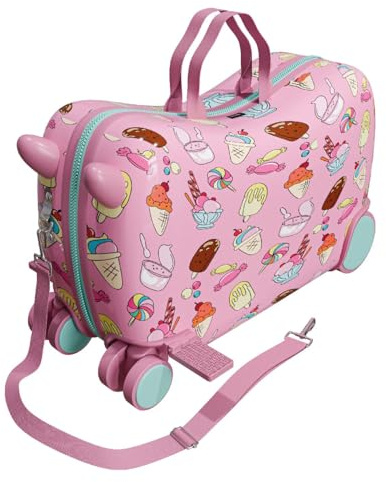 Cabin go - trolley cavalcabile bambino misura 48x31x22 - trolley bambino bagaglio a mano - valigia cavalcabile