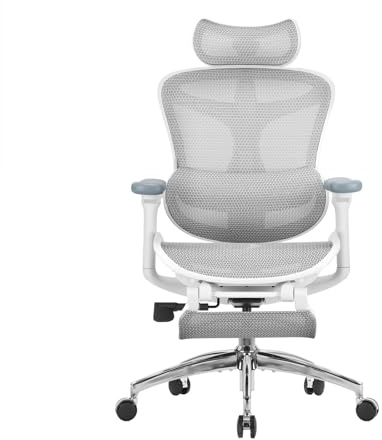 SIHOO DORO-C300L-A3-102-JT Ergonomisk nätkontorsstol med hög rygg och 11D-armstöd(Levereras i 2 separata paket)