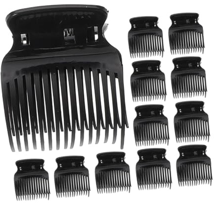 MAGICLULU 12 Pinzas Para Rulos Calientes Sujetadores Térmicos Medianos Para Cabello De Salón Mujeres y Niñas Uso Diario Profesionales