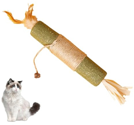 Bastoncini da masticare per gatti, giocattolo interattivo per dentizione, articoli per animali domestici, in corda di sisal, bastoncini da masticare per stimolazione, arricchimento, dalla