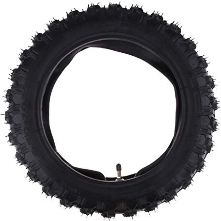 Unbekannt Black 2.50-10 2.50x10 Rubber Tire & Inner Tube Set For CRF50 XR50 PW50 AOD