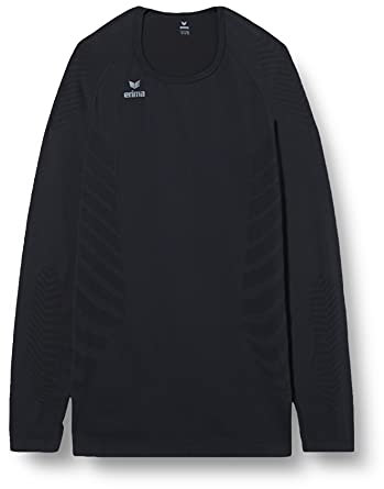 Erima Unisex Erwachsene Athletic Longsleeve 2.0 Funktionsunterwäsche (2252101), schwarz, S
