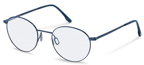 Rodenstock PANTOS Metall Brillen in Blau für Unisex, Brille mit Sehstärke, optional mit Sonnenbrillen tönung oder Blaulichtfilter (Modell R2662)