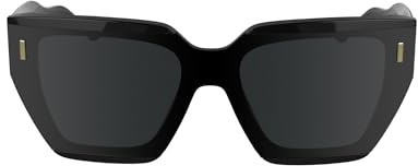 Calvin Klein Women's Sunglasses CK24533S - Black with Solid Grey Lens