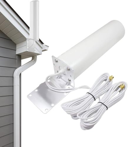 Amplificateur Wi-FI Extérieur – Répéteur De Signal Longue Portée | Amplificateur De Réseau Étanche À Installation Rapide, Concentrateur D'accès Extérieur pour Routeurs sans Fil