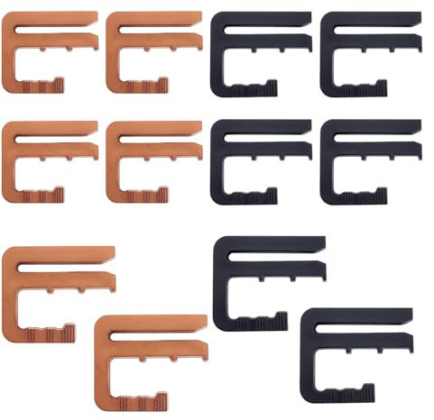 Lyivisk 12 Stück Verstellbare Hosenbund Clips, Nagelfreie Taillenschnallen zum Hose Enger Machen, Abnehmbare Jeans Knöpfe ohne Nähen für Damen Herren Kinder