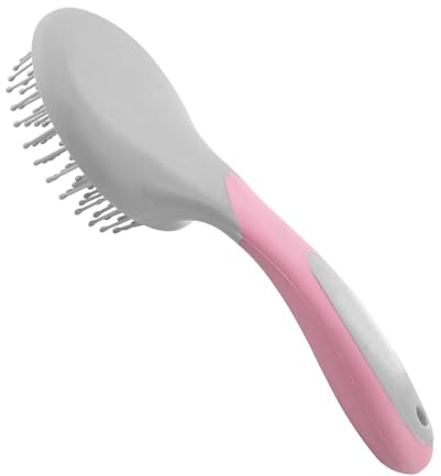 Peigne à poils de cheval - Pinceau | Brosse à crinière et queue | Brosses de toilettage pour chevaux | Peigne queue de cheval manche manique | Brosse de massage pour animaux de compagnie | Po
