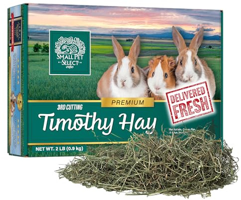 Small Pet Select 3rd Cutting Super Soft Timothy Hay, Picky Eaters, 2 lb