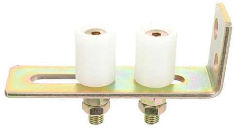 Housoutil Rullo Guida Per Cancello Scorrevole Con Staffa a L Supporto Di Assemblaggio Resistente All'Usura 6.10X2.36X1.69In Ideale Per Porte Scorrevoli E Recinzioni Da Giardino