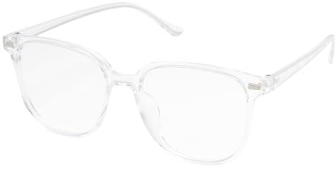 Sangcca Blaulichtfilter Brille, Computerbrille Gaming Schutzbrille Brillenfassung Blaulichtbrille UV Blaues Blockiert Superleichte Verringerung der Augenbelastung - Transparent