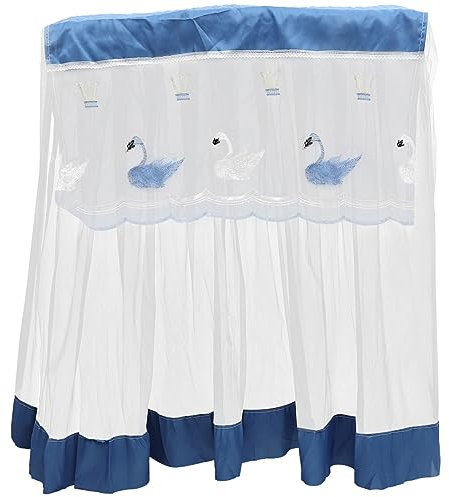 BAZEITFLOW Cubierta Decorativa Para Lavadora y Secadora Protección Antipolvo Funda Para Electrodomésticos Diseño Bordado De Cisne Resistente y Duradera