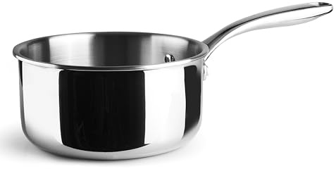 Lacor 60866 - Cazo Trichef, 2 L, 16 cm, Tricapa de Acero Inoxidable 18/10