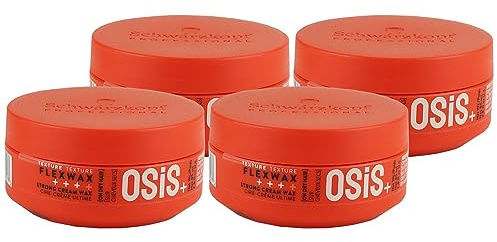 Schwarzkopf OSiS FlexWax Ultra Strong 4 x 85 ml hårvax ingen import original DE