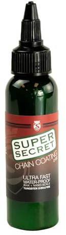SILCA Super Secret Bike Chain Lube, 2 oz - Liquid Chain Wax to Clean, Smooth & Silence - Ultra Fast Bike Lube - Special Formula for Friction Reduction & Improved Wattage Output in All Weather