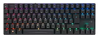 CHERRY MX 8.2 TKL Wireless, Kabellose Gaming-Tastatur ohne Nummernblock, UK-Layout (QWERTY), mit Metallkoffer für Transport, MX RED Switches, Schwarz