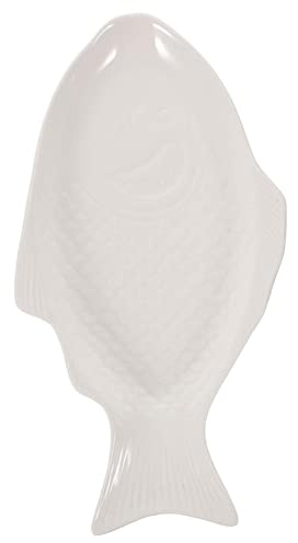 Healvian Piatto Pesce In Ceramica Piatto A Forma Di Pesce Vassoio Portata Per Pesce Padella Per Pesce Piatto Portata Per Pesce Antipasto Vassoio Portata Piatto Per Snack Piatti