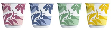 Bialetti Set of 4 Multicoloured Shot Glasses