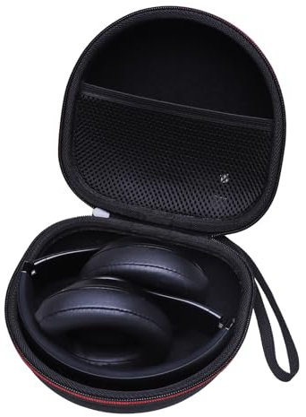 L LTGEM Hard Headphone Case for Anker Soundcore Q20i Beats KVIDIO JLab TOZO Foldable Headphones Black