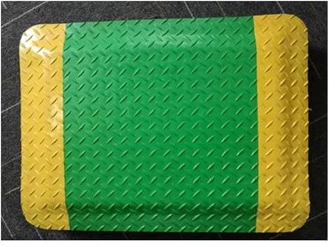 Stehende Tischkissen weiches Arbeitskissen, Anti-Ermüdungsmatte for Stehschreibtisch, rutschfeste Küchenmatten for Stehen, Küchenmatten, Arbeitsplatz, Küchentüreingänge(Green2,60x70cm/24x28in)