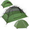 Clostnature Crux Zelt für 2 Personen - Wasserdichtes Campingzelt, Leichtes Kuppelzelt Mit Kleinem Packmaß, Winddicht für 3-4 Jahreszeiten, Perfekt für Trekking, Bikepacking, Outdoor-Abenteuer