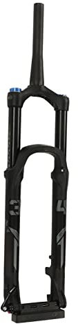 bdzxvhme Cykelgaffel 29 tum mountainbike gaffel luftfjädring 175 mm justerbar 1/8 rak/avsmalnande tub snöcykel strand cykel fet cykel gaffel manual/fjärrkontroll låsning cykling framgaffel klassisk