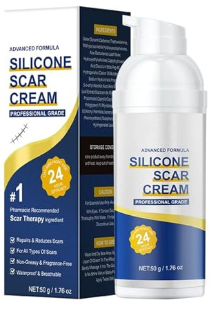 Crema Avanzata Per La Correzione Delle Cicatrici, Riduce Visibilmente L'Aspetto Di Cicatrici Vecchie E Nuove, Migliora La Trama Della Pelle, Protezione Cutanea Quotidiana Per Un Aspetto Piu Omogeneo