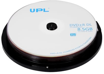 10PCS 8X DVD R DL 8 5GB Disque Vierge pour données et vidéo