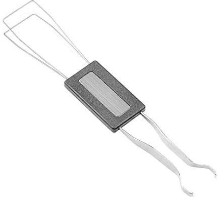 Takingup Extractor de Teclas, Extractor de Teclas de Acero Inoxidable, Herramienta de fijación para Juegos, removedor de interruptores de Teclado